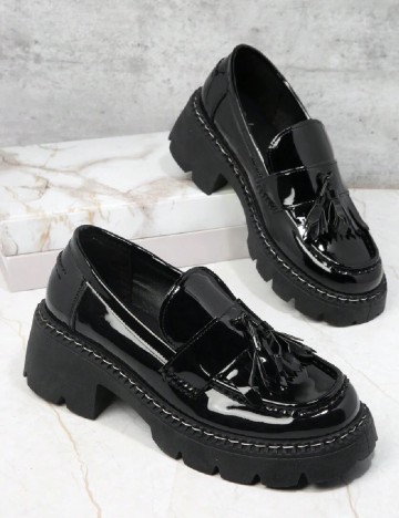 Mocasini SHEIN, negru