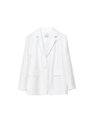 Sacou Stradivarius, alb
