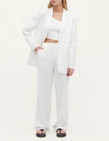 Sacou Stradivarius, alb