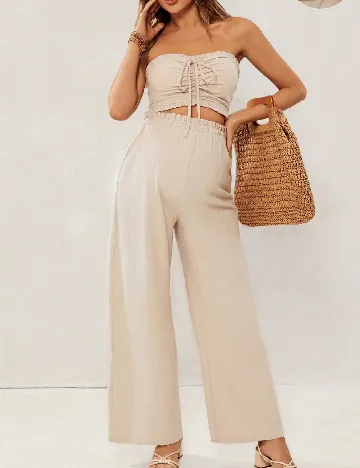 Compleu SHEIN Maternity, crem