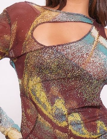 Rochie scurta PRETTYLITTLETHING, mix culori
