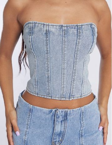 Top PRETTYLITTLETHING, albastru