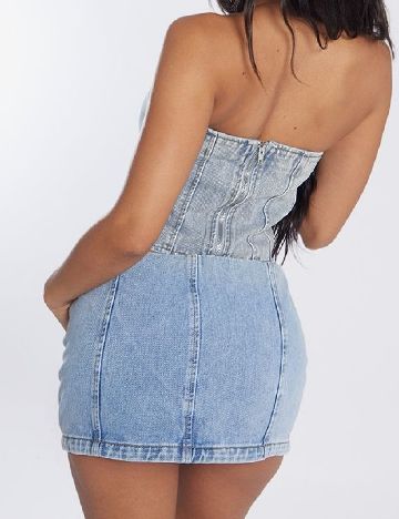 Top PRETTYLITTLETHING, albastru