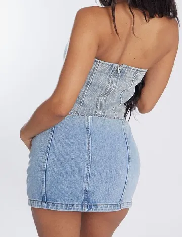 Top PRETTYLITTLETHING, albastru
