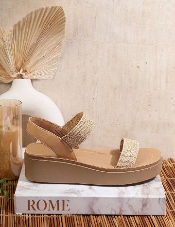 Sandale SHEIN, maro deschis