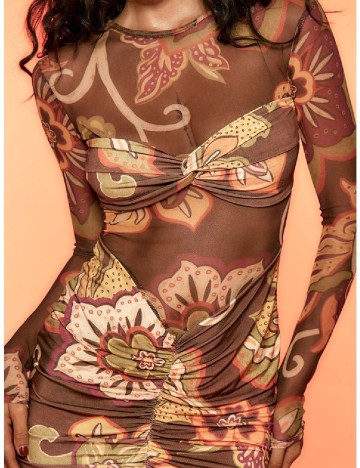 Rochie scurta PRETTYLITTLETHING, mix culori
