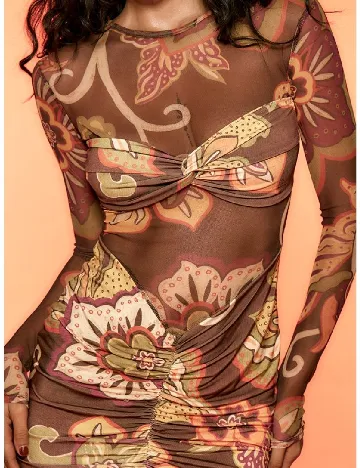 Rochie scurta PRETTYLITTLETHING, mix culori