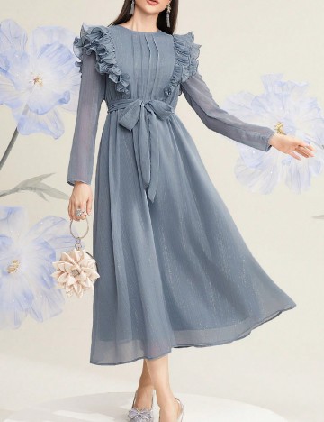 Rochie medie SHEIN, gri