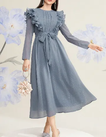 Rochie medie SHEIN, gri
