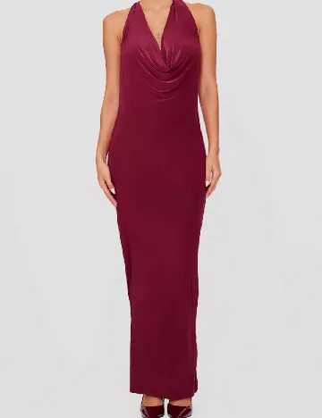 Rochie lunga PRETTYLITTLETHING, visiniu