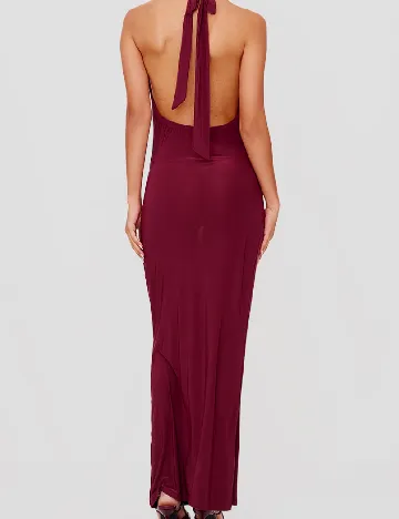 Rochie lunga PRETTYLITTLETHING, visiniu