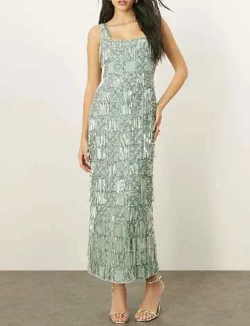 Rochie lunga Arrange, turcoaz