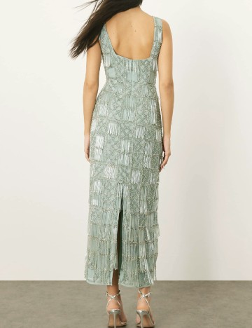 Rochie lunga Arrange, turcoaz
