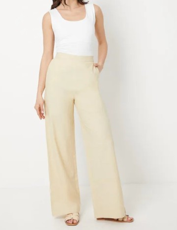 Pantaloni Oasis, crem