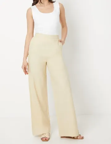 Pantaloni Oasis, crem