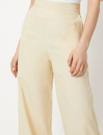 Pantaloni Oasis, crem