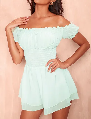 Salopeta PRETTYLITTLETHING, turcoaz Verde