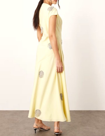 Rochie lunga Arrange, galben