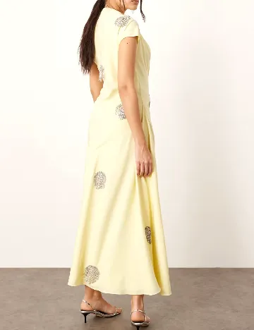 Rochie lunga Arrange, galben