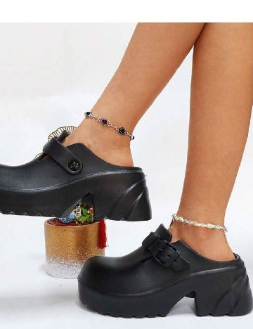 Saboti SHEIN, negru