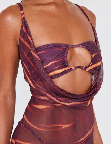 Rochie de plaja PRETTYLITTLETHING, mov