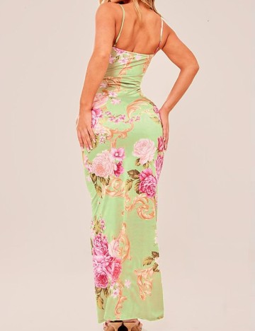 Rochie lunga PRETTYLITTLETHING, verde