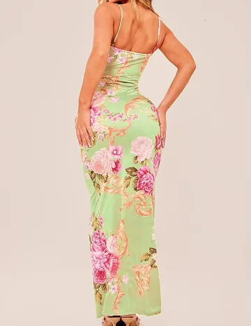 Rochie lunga PRETTYLITTLETHING, verde