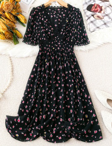 Rochie scurta SHEIN CURVE, negru