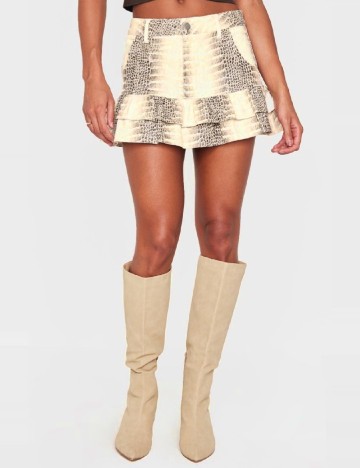 Fusta PRETTYLITTLETHING, animal print
