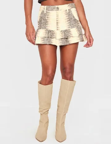 Fusta PRETTYLITTLETHING, animal print