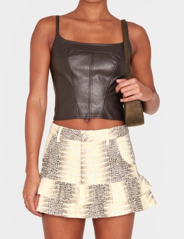 Fusta PRETTYLITTLETHING, animal print