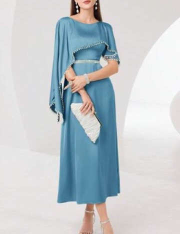 Rochie medie SHEIN, albastru