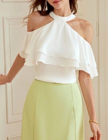 Bluza MOTF, alb