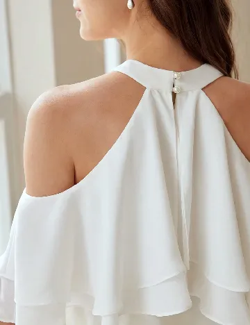 Bluza MOTF, alb