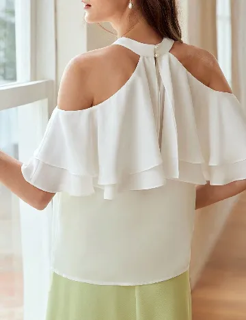 Bluza MOTF, alb