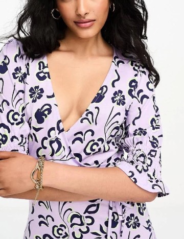 Rochie medie French Connection, mov