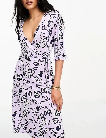 Rochie medie French Connection, mov