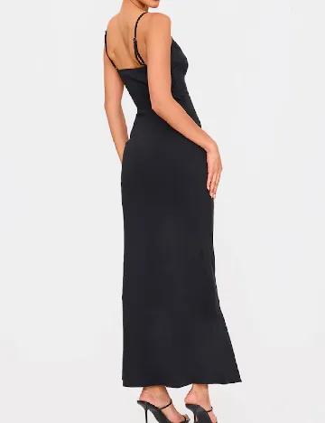 Rochie lunga PRETTYLITTLETHING, negru