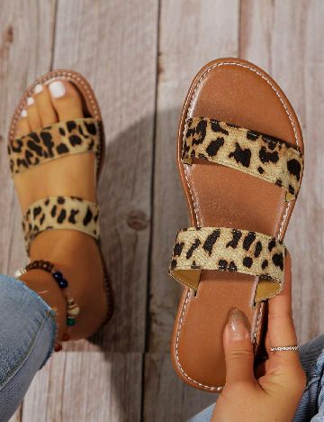 Slapi SHEIN, animal print