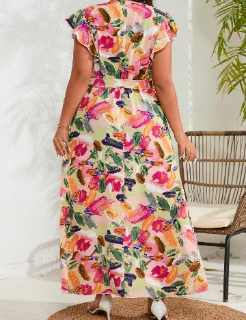 Rochie lunga SHEIN CURVE, mix culori