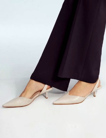 Pantofi MOTF, crem