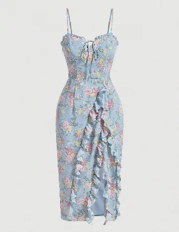Rochie medie SHEIN, bleu