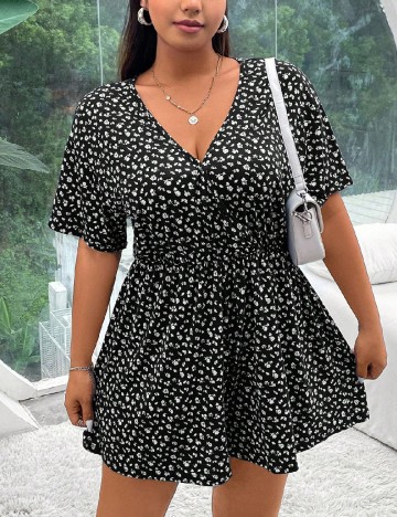 Salopeta SHEIN CURVE, negru