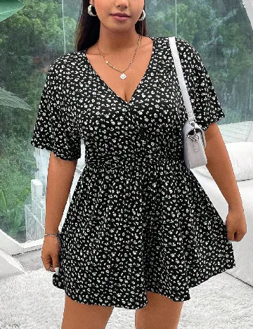 Salopeta SHEIN CURVE, negru