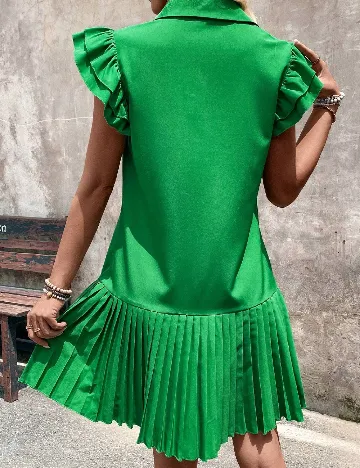 Rochie scurta SHEIN, verde