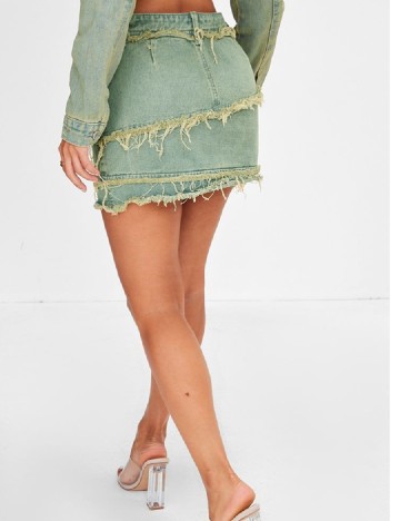 Fusta PRETTYLITTLETHING, albastru