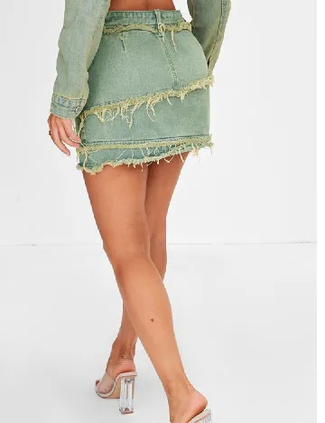 Fusta PRETTYLITTLETHING, albastru