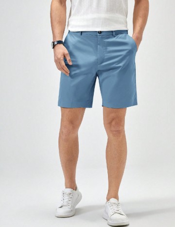 Pantaloni scurti SHEIN, albastru