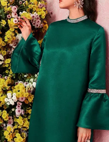 Rochie medie SHEIN, verde