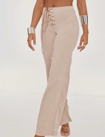 Pantaloni PRETTYLITTLETHING, bej